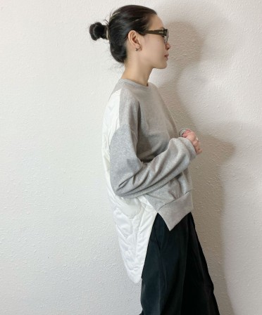 Grey Padded Sweater #241223